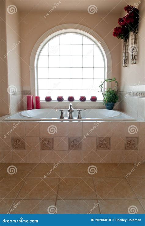 private spa stock photo image  vase candlelight whirlpool