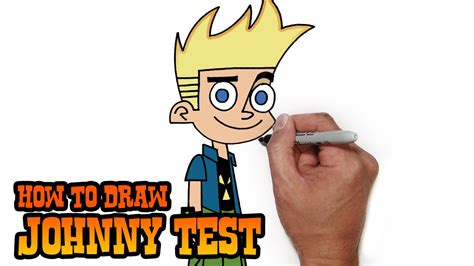 draw johnny test step  step video youtube