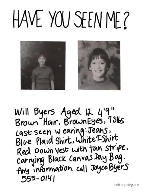 byers missing poster printable  printable templates