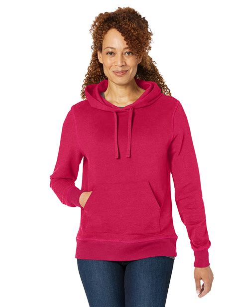 amazon essentials womens fleece pullover hoodie