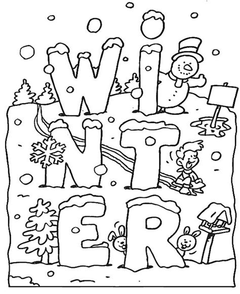 easy  print winter coloring pages tulamama