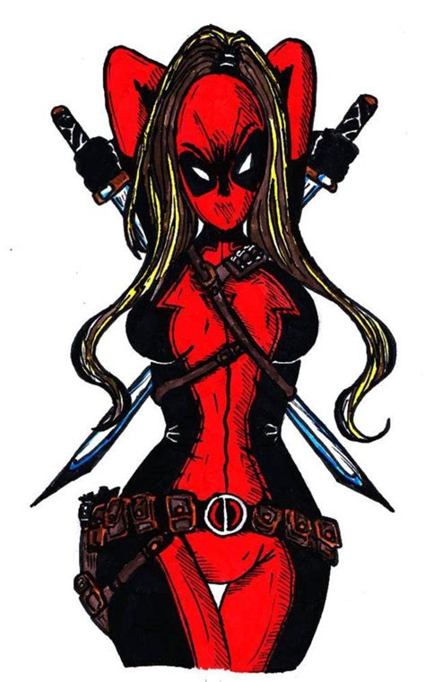 Lady Deadpool Fan Art Lady Deadpool By Paulbladen