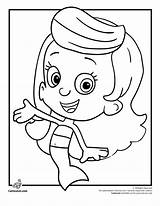 Coloring Bubble Guppies Pages Jr Nick Kids Printable Print Bubbles Molly Clipart Guppy Book Colouring Color Birthday Online Coloringhome Gif sketch template