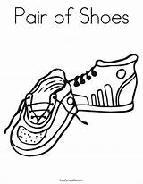 Coloring Pair Shoes Built California Usa sketch template