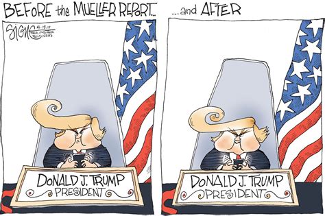 Political Cartoon The Mueller Report