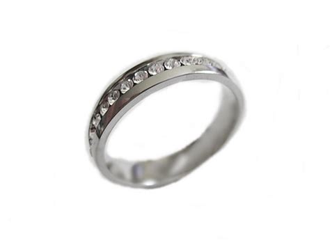 clear cz  size ring