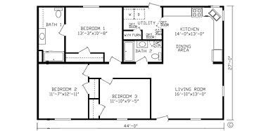 ranch style house plans images  pinterest house floor plans ranch style house