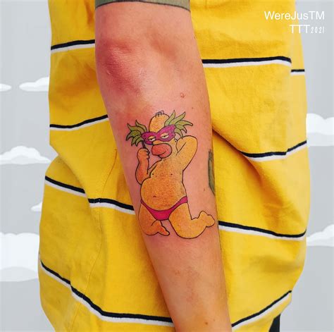 Artstation Homer Simpson Tattoo By Werejustm 2021