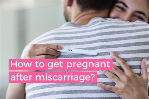 How To Get Pregnant After A Miscarriage