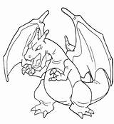 Charizard Coloring Pokemon Pages Sheet Comments Library Clipart Print sketch template