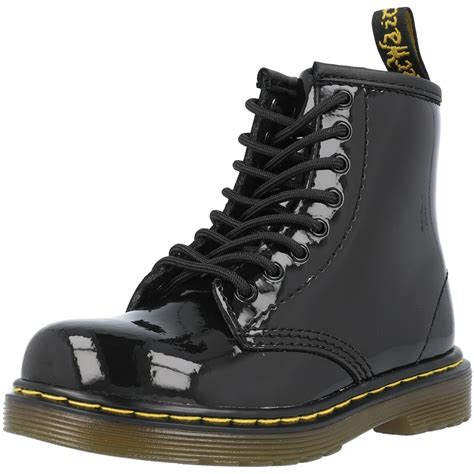 dr martens   black patent lamper ankle boots awesome shoes
