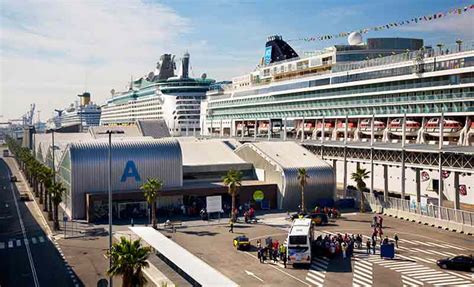 cruise terminals  barcelona spain port review