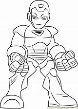 Coloring Iron Man Super Hero Squad Pages Show Printable Coloringpages101 Cartoon Kids Color Pdf sketch template