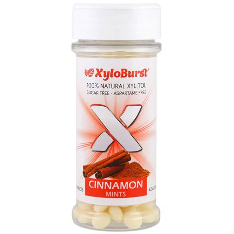 xyloburst cinnamon mints  pieces  oz   iherb
