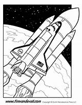 Shuttle Spaceship Timvandevall sketch template