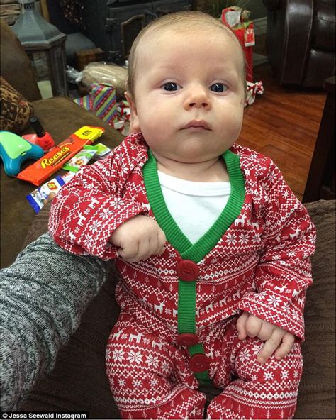 jessa duggar dresses her two month old son spurgeon in his holiday best