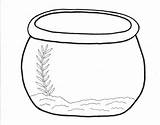 Fish Bowl Clipart Clip Printable Empty Tank Coloring Outline Fishbowl Aquarium Goldfish Sheet Cliparts Template Colour Library Drawing Pages Clipartbest sketch template