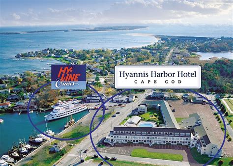 aerial view  hyannis harbor hotel