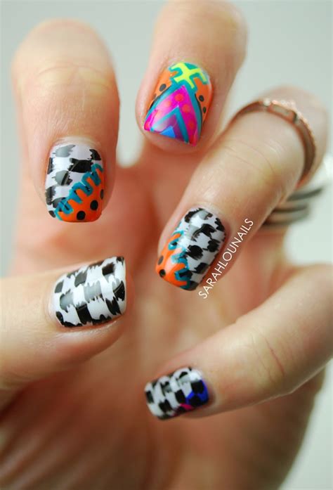 unbelievably cool abstract nail art ideas ecstasycoffee