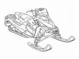 Snowmobile Coloring Doo Ski Pages Drawings Drawing Snowmobiles Renegade Sketch Deviantart Clipart Clip Print Library Boys Paintingvalley Sketches Template Search sketch template