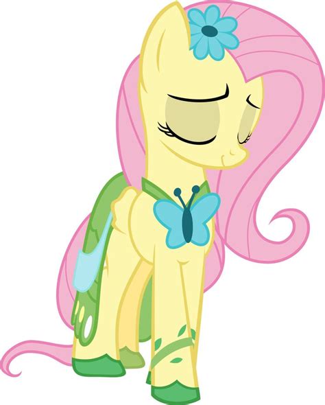 fluttershy embarrassed   put  smile   pony