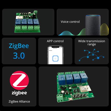 ch zigbee smart light switch module  dc   mhz receiver