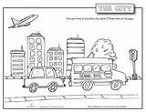 Education Preschool Cityscape Webstockreview Printables sketch template