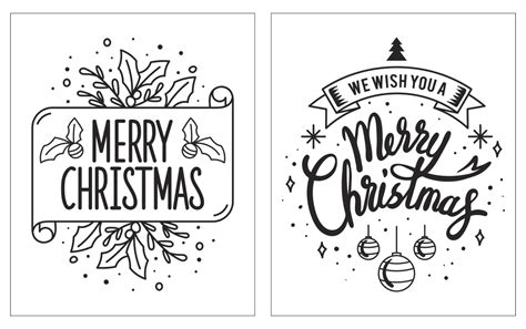 black  white christmas cards  printable