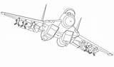 Mig Fulcrum Outline sketch template