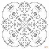 Mandala Winter Coloring Pages Printable Holiday Star Color Mandalas Christmas Coloriage Print Supercoloring Pdf Un Colorier Getcolorings Imprimer Easy Boys sketch template