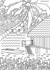 Maldives Coloring Pages Colouring 1697 2400px 74kb Choose Board sketch template
