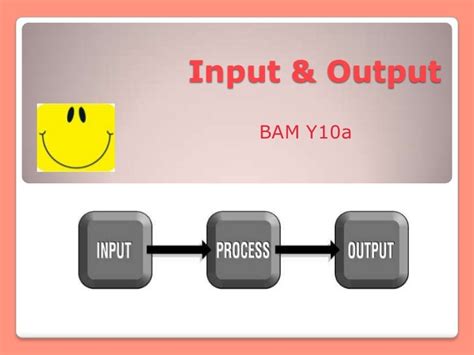 input outputpresentationict