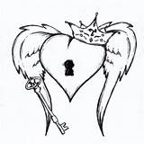 Locket Heart Drawing Getdrawings sketch template