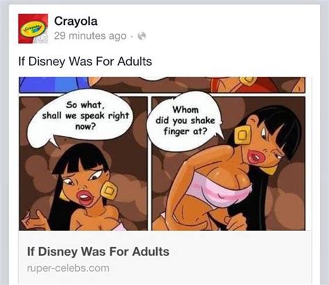 crayola s fb page hacked off color sex jokes naturally