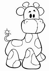 Giraffe Coloring Pages Clipartmag Cute sketch template