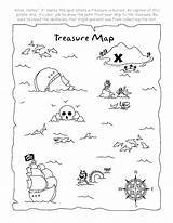 Map Coloring Treasure Kids Pirate Pages Drawing Getdrawings Jake Getcolorings Pirates sketch template