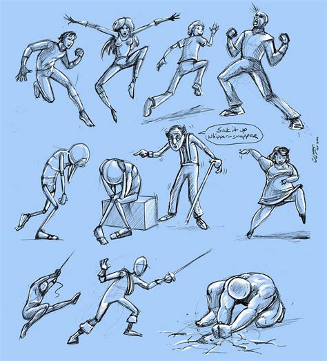 dynamic poses by joeygates on deviantart