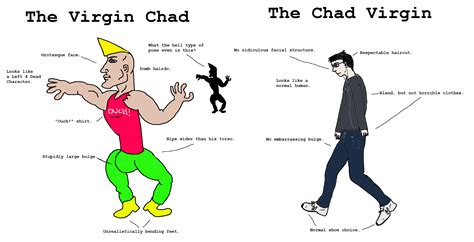 virgin chad vs chad virgin virginvschad