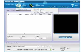 DiscCool DVD to Video Converter screenshot #2