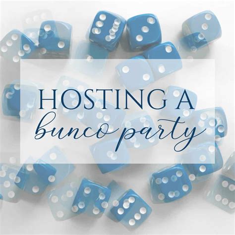 Planning A Bunco Party Sweet Humble Home Bunko