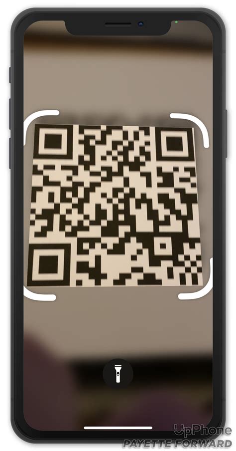 scan  qr code  iphone  quick guide upphone