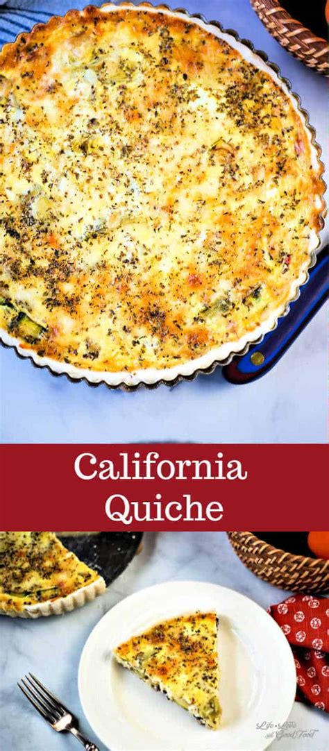 california quiche vegetable quiche with zucchini life
