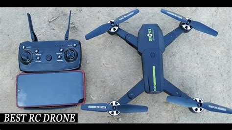 folding rc camera drone unboxing testing transmitter  app control wifi fpv hd wa camera