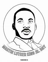 Luther Coloring Mlk Makeitgrateful sketch template