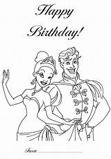 Happy Coloring Birthday Prince Princess Pages Charming Philip Beautiful Getcolorings Getdrawings Printable Print Color Colorings sketch template
