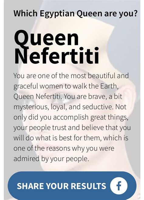 Pin By Himani On Quiz Results Egyptian Queen Queen