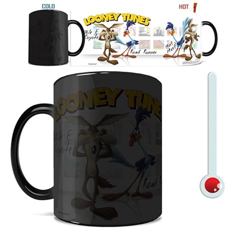 Looney Tunes Wile E Coyote And Road Runner Morphing Mug Morphing