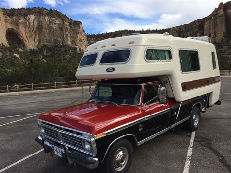 love   fiberglass ford truck camper httpwwwamericanroadcampercomwp contentuploads