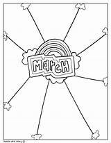 March Coloring Pages Doodle Alley Web Doodles sketch template