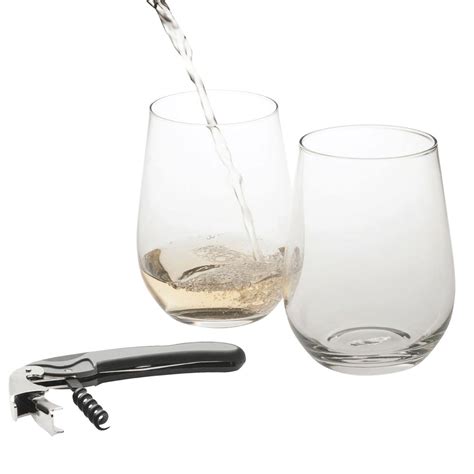 promotional stemless wine glass sets promotion products